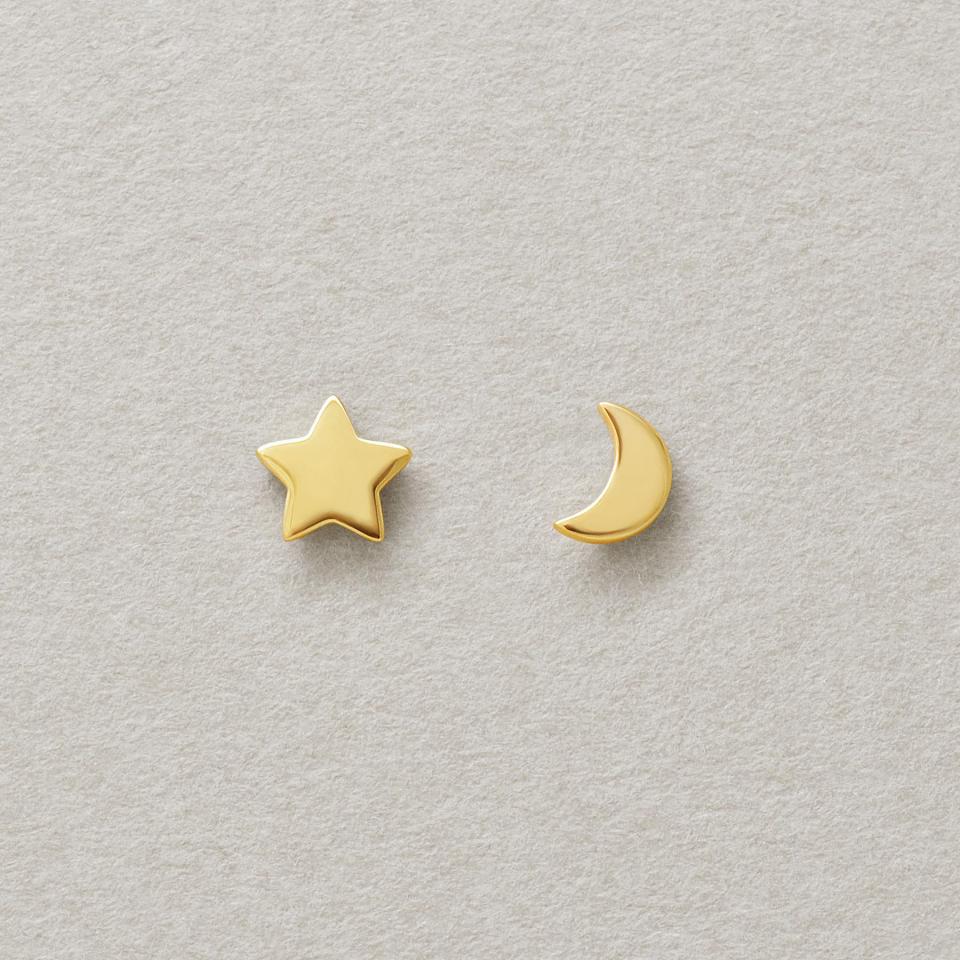 テイクアップ TAKE-UP ［セカンドピアス］ K18月星ピアス