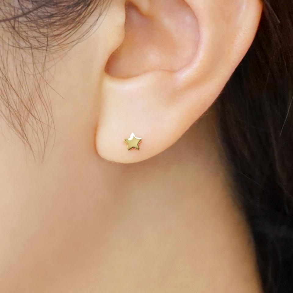 take up ピアス 月 星デザイン