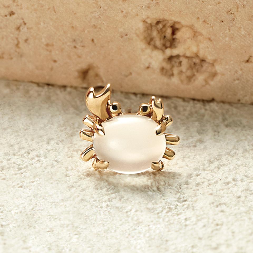 【COSTA BREEZE】【 Solo Pierce】K10 カニちゃん ハーフピアス