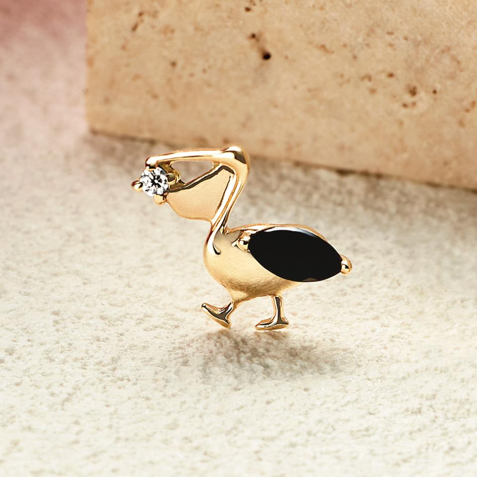 【COSTA BREEZE】【 Solo Pierce】K10 ペリカンちゃん ハーフピアス