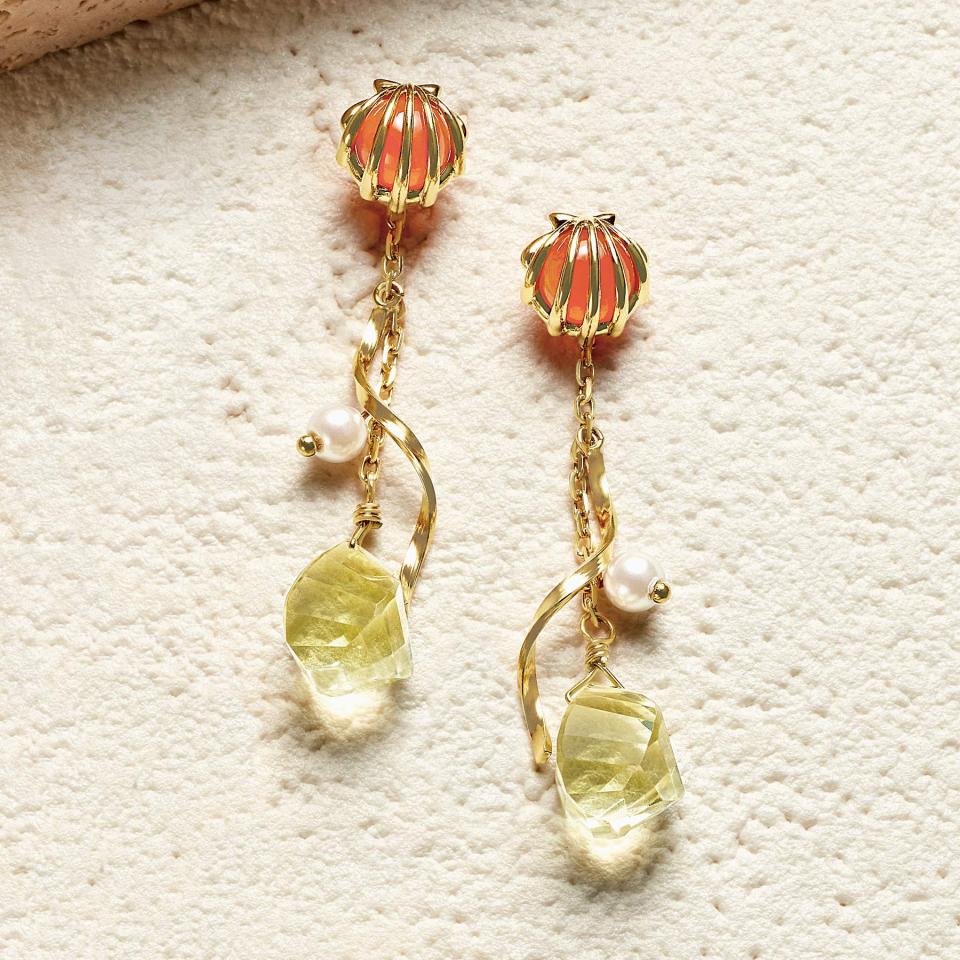 【COSTA BREEZE】SV・K10 ラストライトシェル ピアス