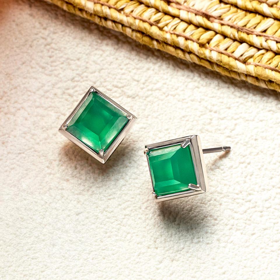 【COSTA BREEZE】SV/SUS　ベルデブリーズ　グリーンオニキスピアス