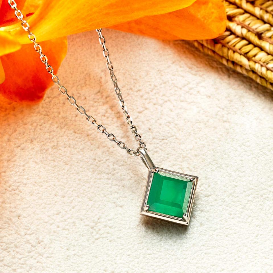 【COSTA BREEZE】SV　ベルデブルーズ　グリーンオニキスネックレス