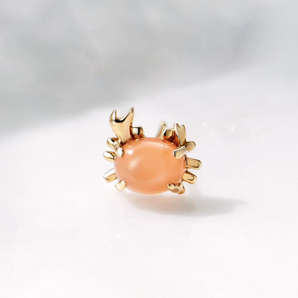 【Precious】【 Solo Pierce】K18・K10 カニちゃん ハーフピアス
