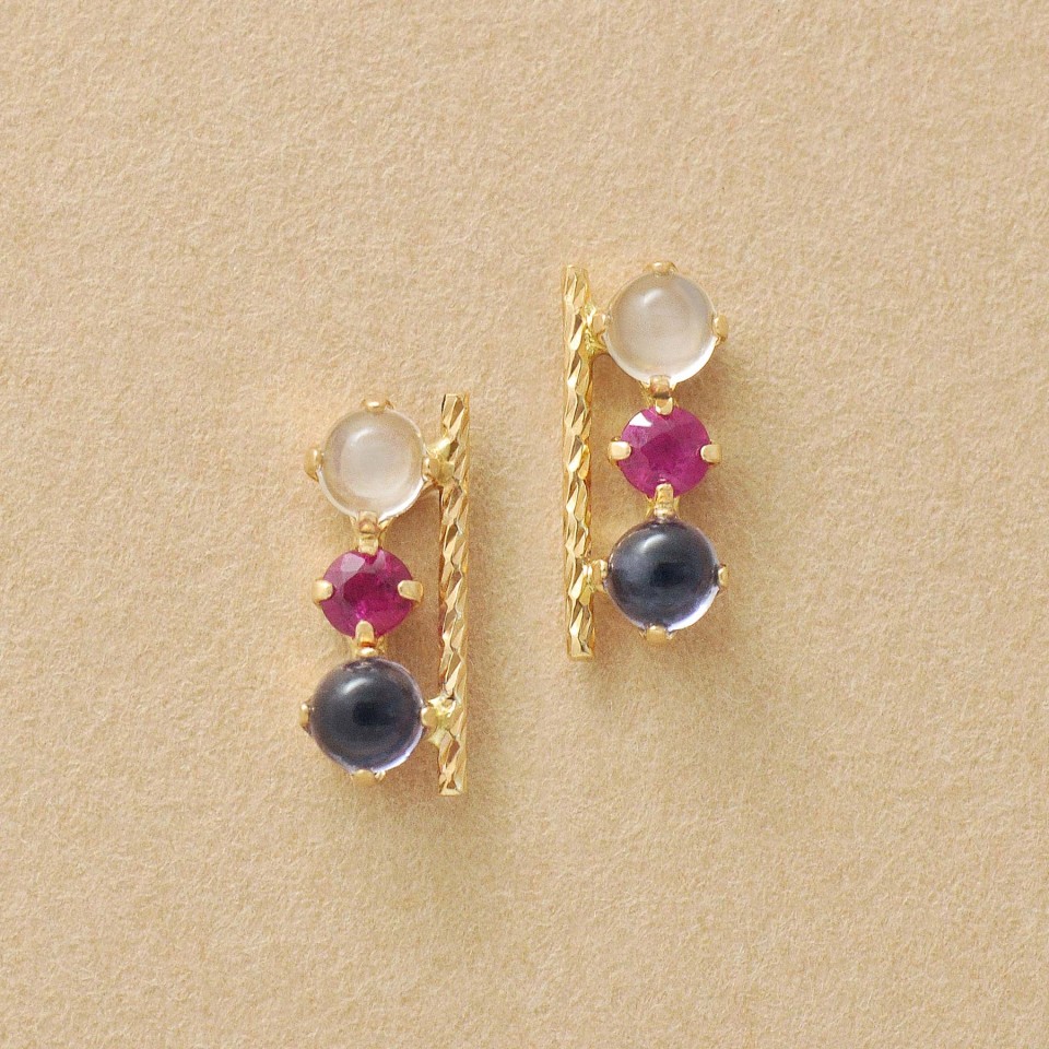 TAKE-UP ONLINE SHOP/テイクアップ公式オンラインショップ / [ セカンドピアス]K18ルビーピアス( YG)
