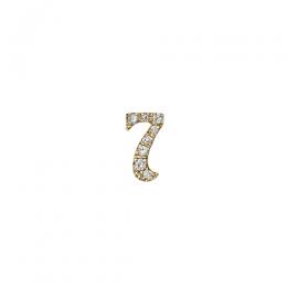 オーダー商品【Pleasure】K18ダイヤモンドナンバーチャーム「7」