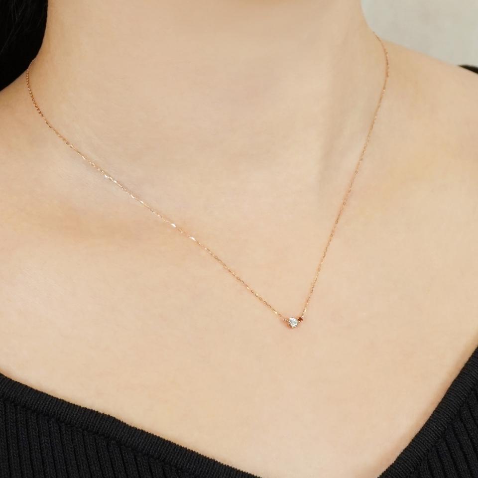 K10PGダイヤネックレス – I&JEWELRY