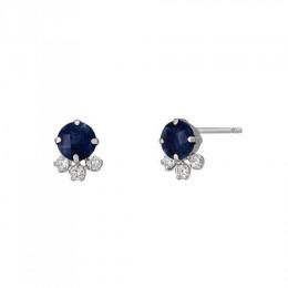 K14・K10アイオライトチェスワンポイントピアス(WG)