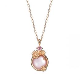 【誕生花ジュエリー】10月コスモスネックレス