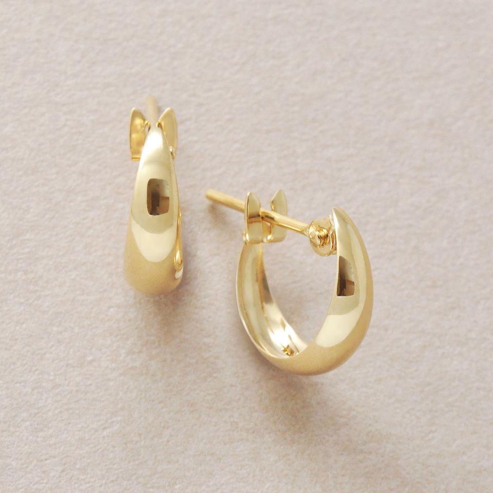 K18/K10ツキコウミニピアス( YG)