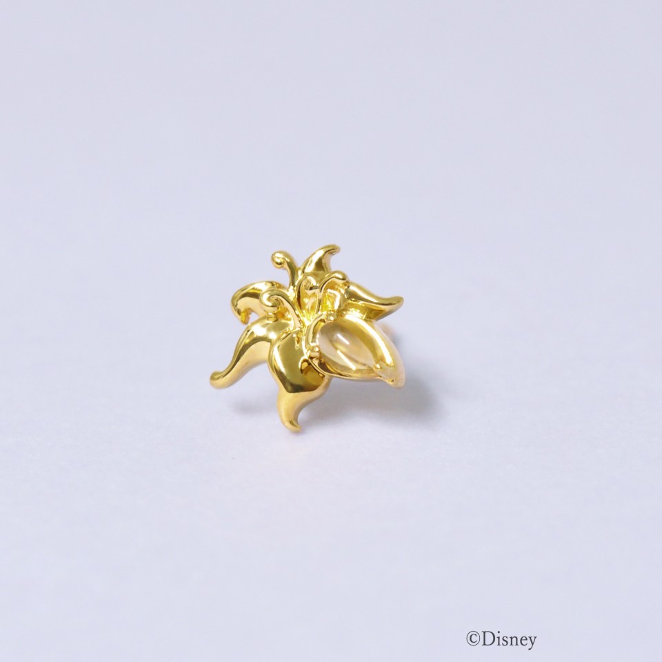 【 Solo Pierce】ディズニーコレクションジュエリー[ラプンツェル]ピアス(Cherish)