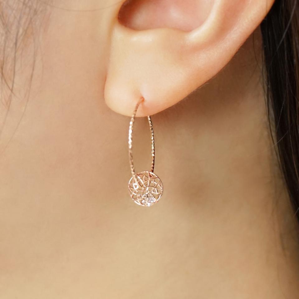 TAKE-UP テイクアップ k18 パニエ ツユスイングピアス 片耳のみ TAKE-UP ONLINE SHOP/テイクアップ公式オンラインショップ