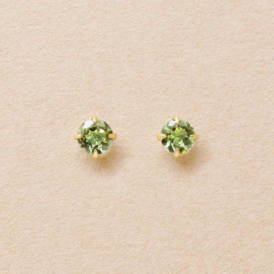 [ セカンドピアス] K18グリーントルマリンピアス