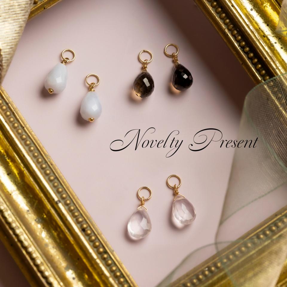 【新品未使用】18金オパールチャーム MINAMO - Opal -「Cosmo」ダイヤモンド 取り巻き リング/ネックレス