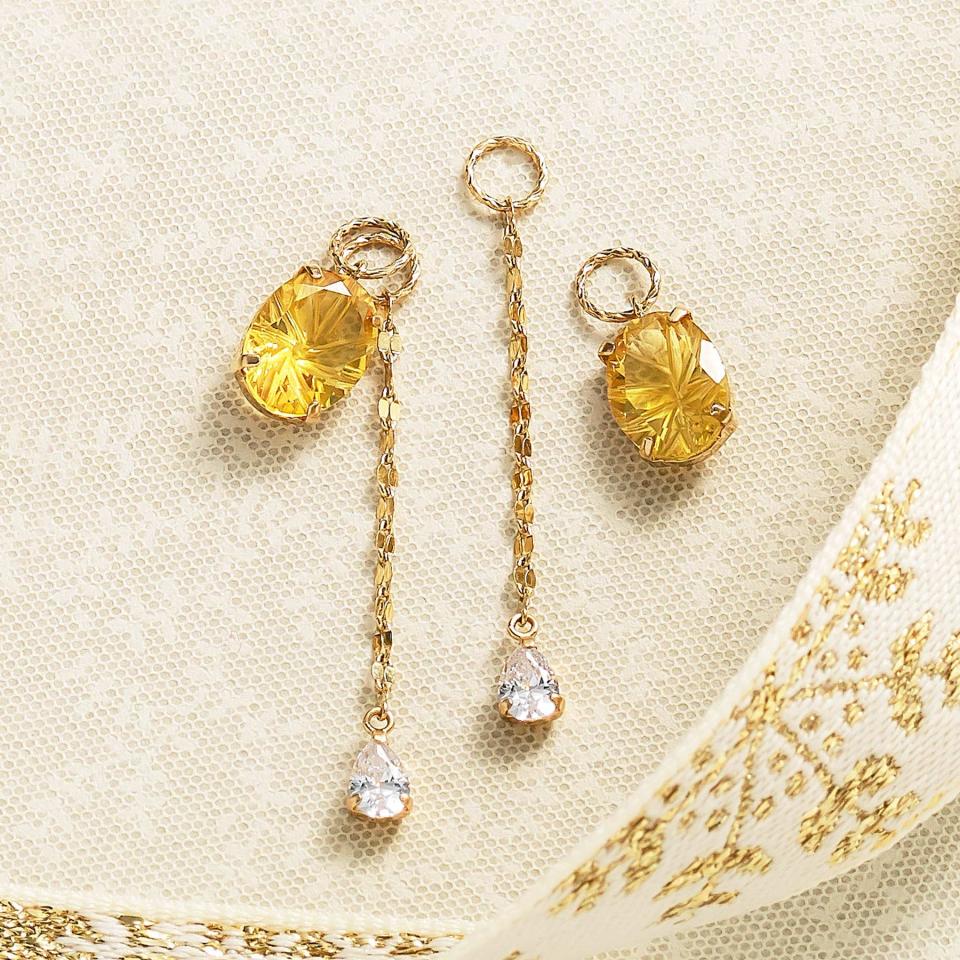 【 Palette】K10　シトリン チャームセット　