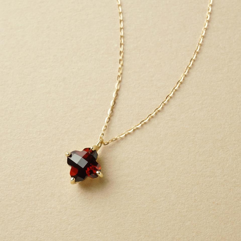 シルバーカラーストーン付きペンダントネックレス 約26cm pe304_1.jpg