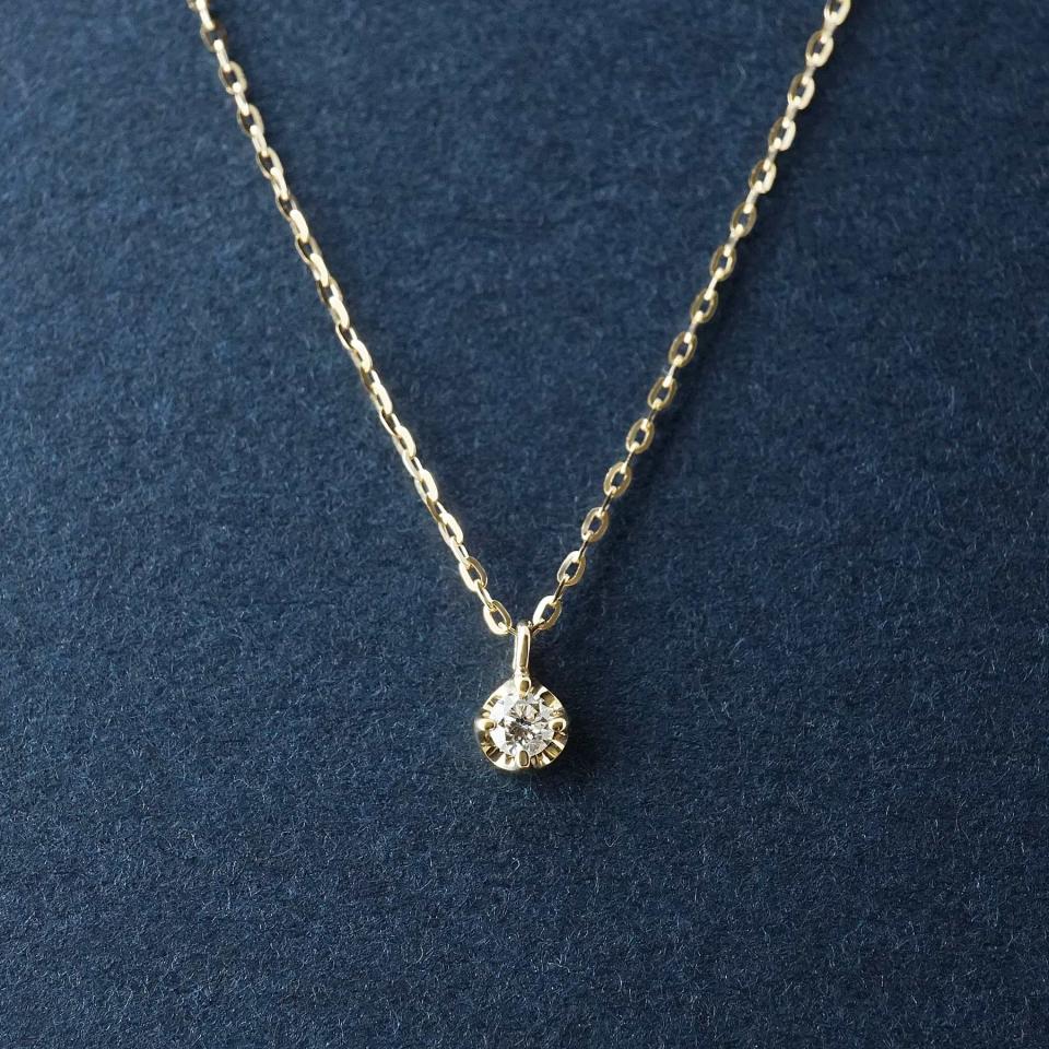 【WEB限定】数量限定 K10ダイヤモンド  ソリテアネックレス