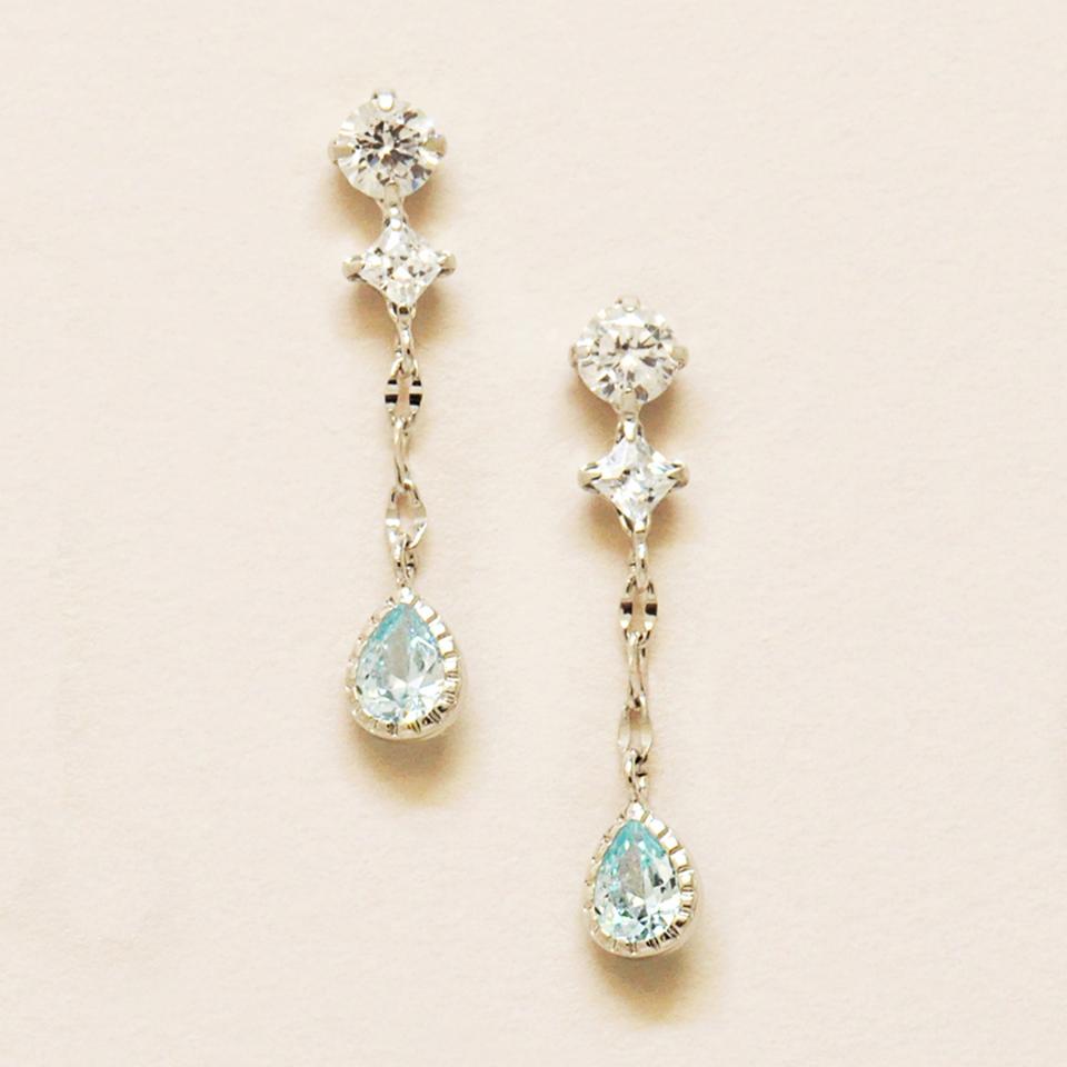 Take Up Online Shop テイクアップ公式オンラインショップ K14 K10キュービックジルコニアピアス Wg Take Up Online Shop テイクアップ公式オンラインショップ K14 K10キュービックジルコニアピアス Wg
