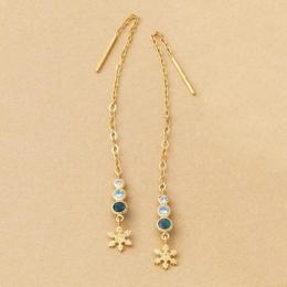 スノーグラデチェリーズピアス