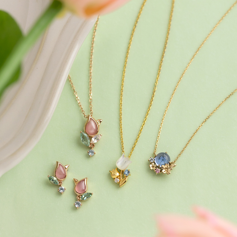 3月誕生花ジュエリーcaro fiore